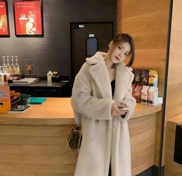 Lamb Wool Coat For Women Winter Warm - Image 3