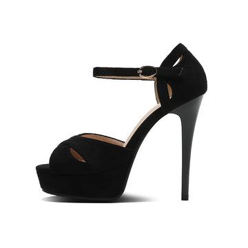 Stiletto High Heels Women's Fish Mouth Platform Sandals - Image 3