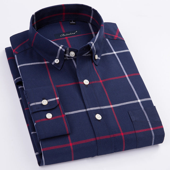 Oxford Shirt Men's Long-Sleeved Shirt - Image 6