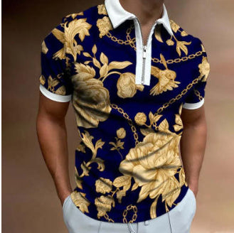 Men's POLO Shirt - Striped/Printed - Image 2