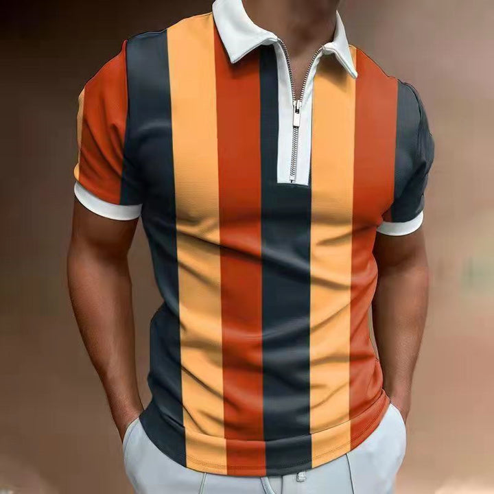 Men's POLO Shirt - Striped/Printed - Image 5