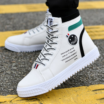 Casual Fashion Sneakers Men's Fleece-lined Sneakers - Image 5