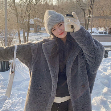 Lamb Wool Coat For Women Winter Warm - Image 2