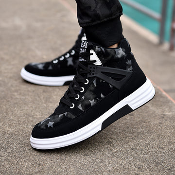 Casual Fashion Sneakers Men's Fleece-lined Sneakers - Image 4